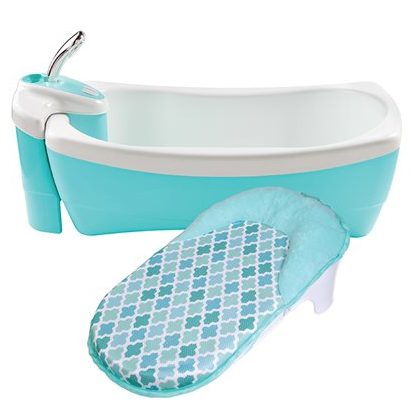 Lil’ Luxuries Whirlpool Bubbling Spa & Shower-Blue