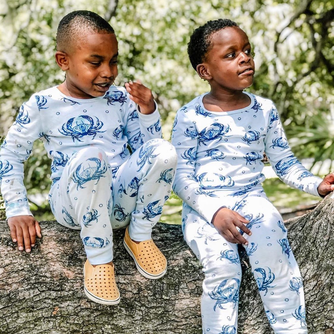 Blue Crab Pajamas by Little Hometown