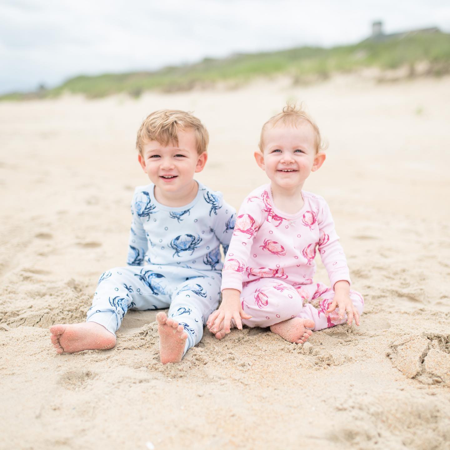 Pink Crab Pajamas by Little Hometown